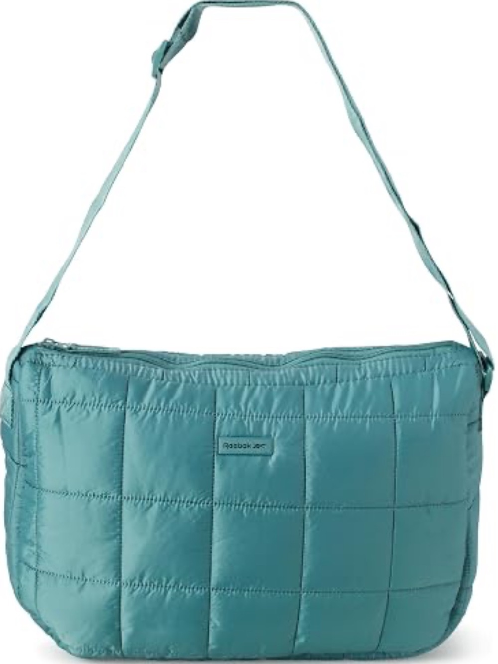 Reebok Teal Quilted Crossbody Shoulder Bag with Adjustable Strap NWOT